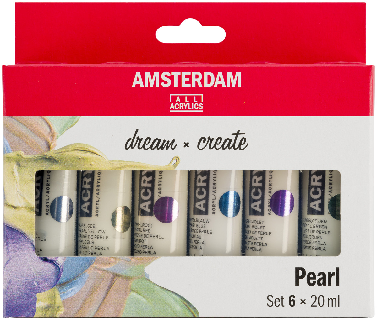 Amsterdam All Acrylics Pearlescent Paints - Assorted Colours (Pack of 6)