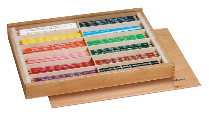 Bruynzeel Triple Colours Pencils - Assorted Colours (Wooden Case of 144)