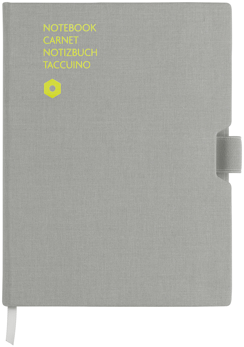 Caran d'Ache Office Notebook - A5 Canvas - Grey