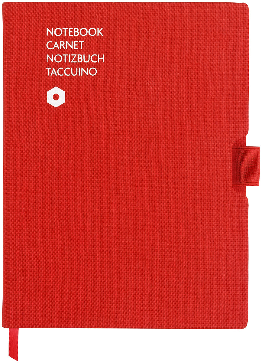Caran d'Ache Office Notebook - A5 Canvas - Red