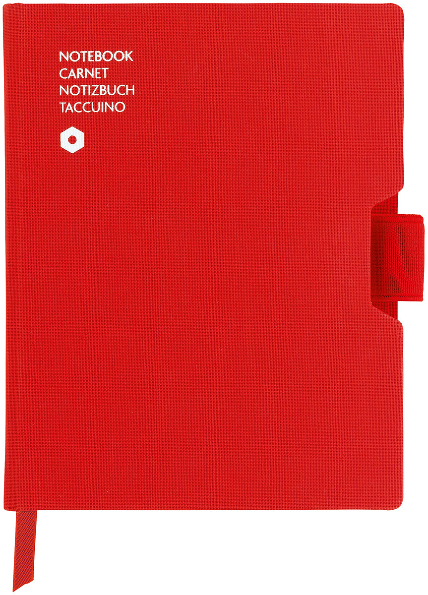 Caran d'Ache Office Notebook - A6 Canvas - Red