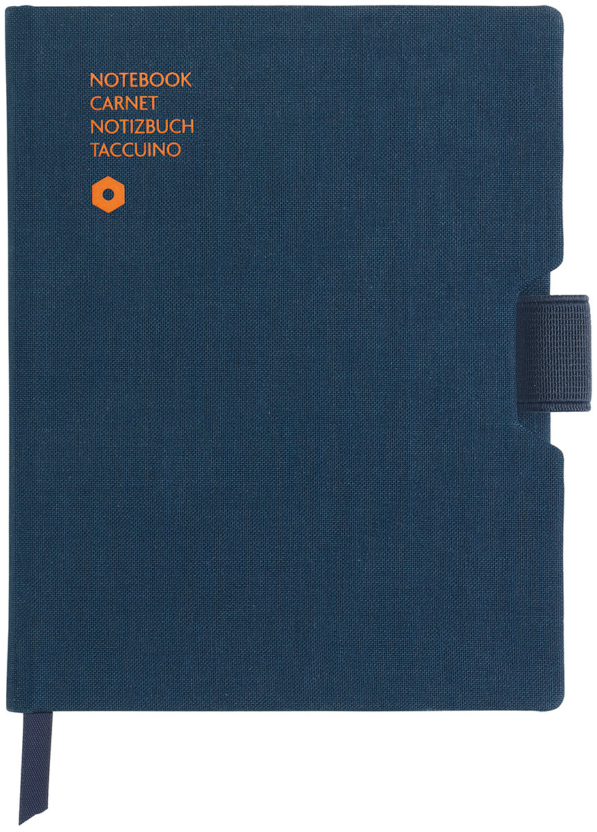 Caran d'Ache Office Notebook - A6 Canvas - Blue