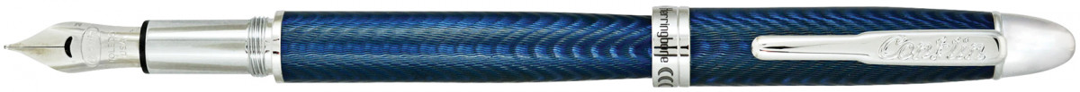 Conklin Herringbone Fountain Pen - Navy Blue