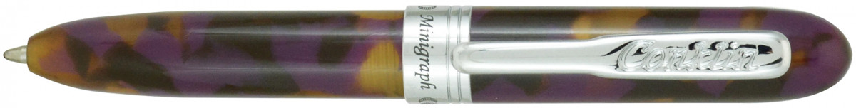 Conklin Minigraph Ballpoint Pen - Purple Dunes