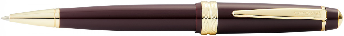 Cross Bailey Light Ballpoint Pen - Burgundy Resin with Gold Plated Trim