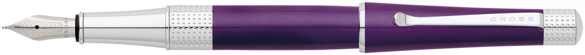 Cross Beverly Fountain Pen - Purple Lacquer Chrome Trim