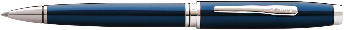 Cross Coventry Ballpoint Pen - Blue Lacquer Chrome Trim