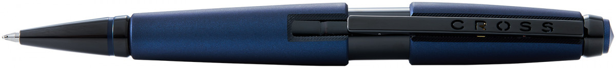 Cross Edge Rollerball Pen - Matte Blue Lacquer PVD Trim