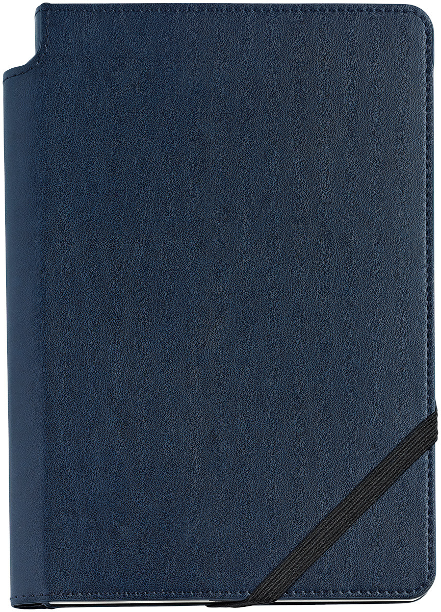 Cross Dotted Leather Journal - Midnight Blue - Medium