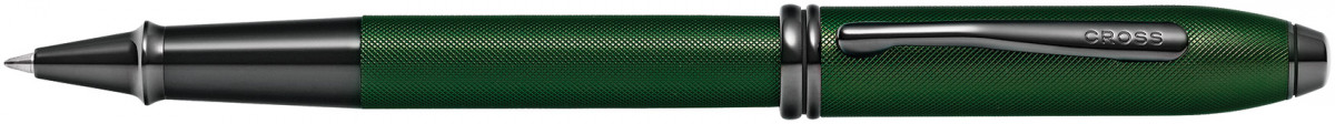 Cross Townsend Rollerball Pen - Micro Knurled Green PVD