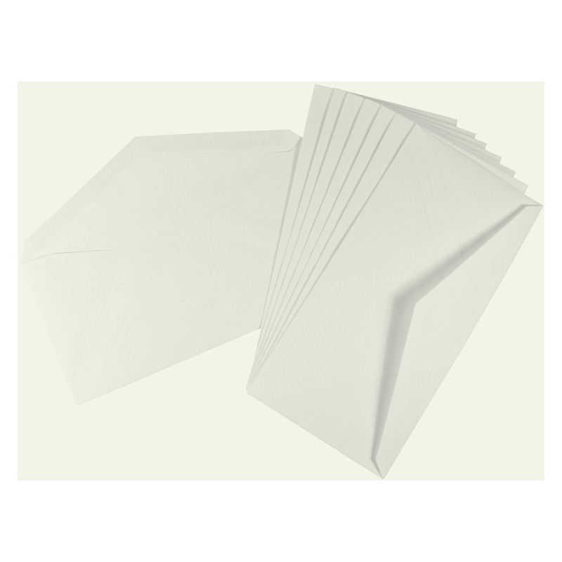 Crown Mill Classics DL Envelopes - Pack of 25 - White