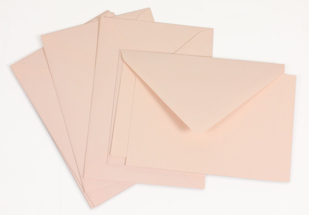 Crown Mill Classics 9x14cm Set of 15 Cards and Envelopes - Pink