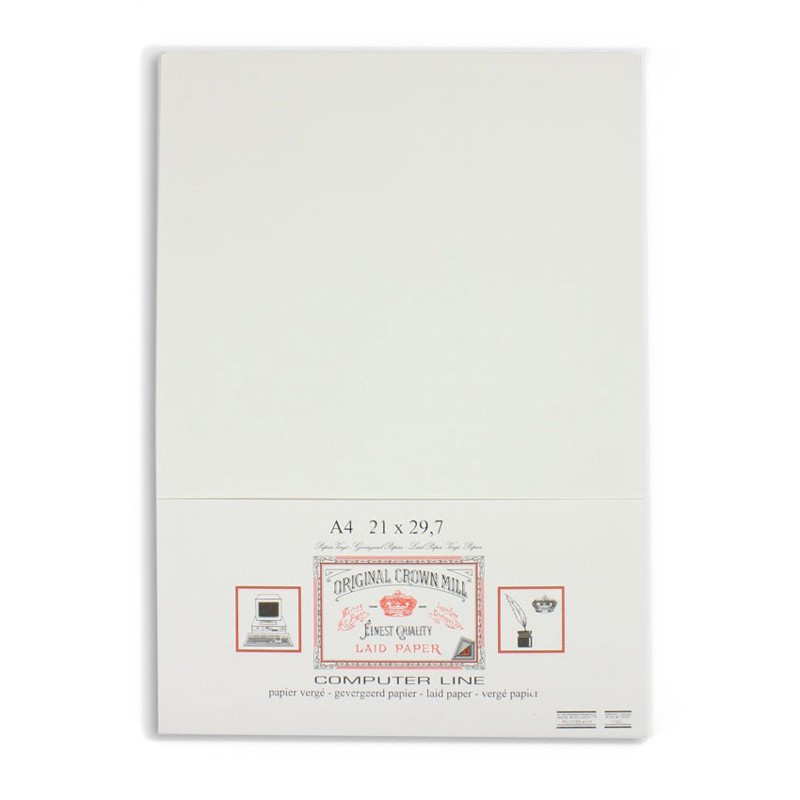 Crown Mill Computer Line A4 100gsm Paper - Pack of 100 - White
