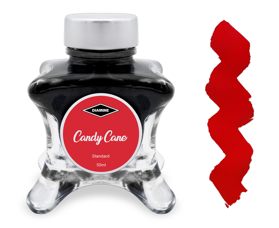 Diamine Inkvent Christmas Ink Bottle 50ml - Candy Cane