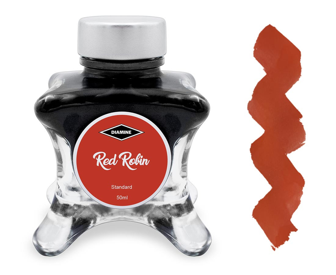 Diamine Inkvent Christmas Ink Bottle 50ml - Red Robin