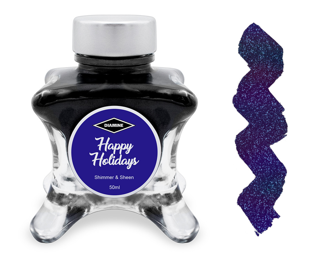 Diamine Inkvent Christmas Ink Bottle 50ml - Happy Holidays