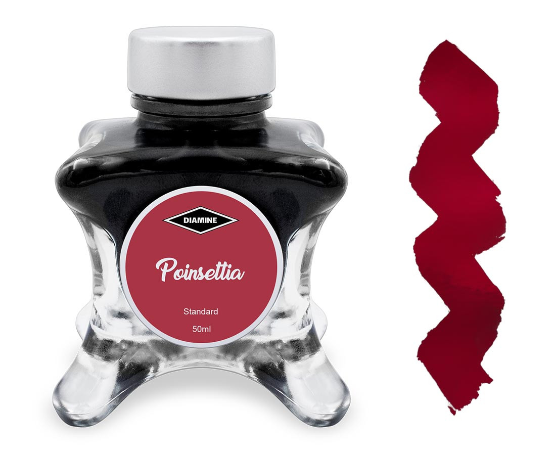 Diamine Inkvent Christmas Ink Bottle 50ml - Poinsettia