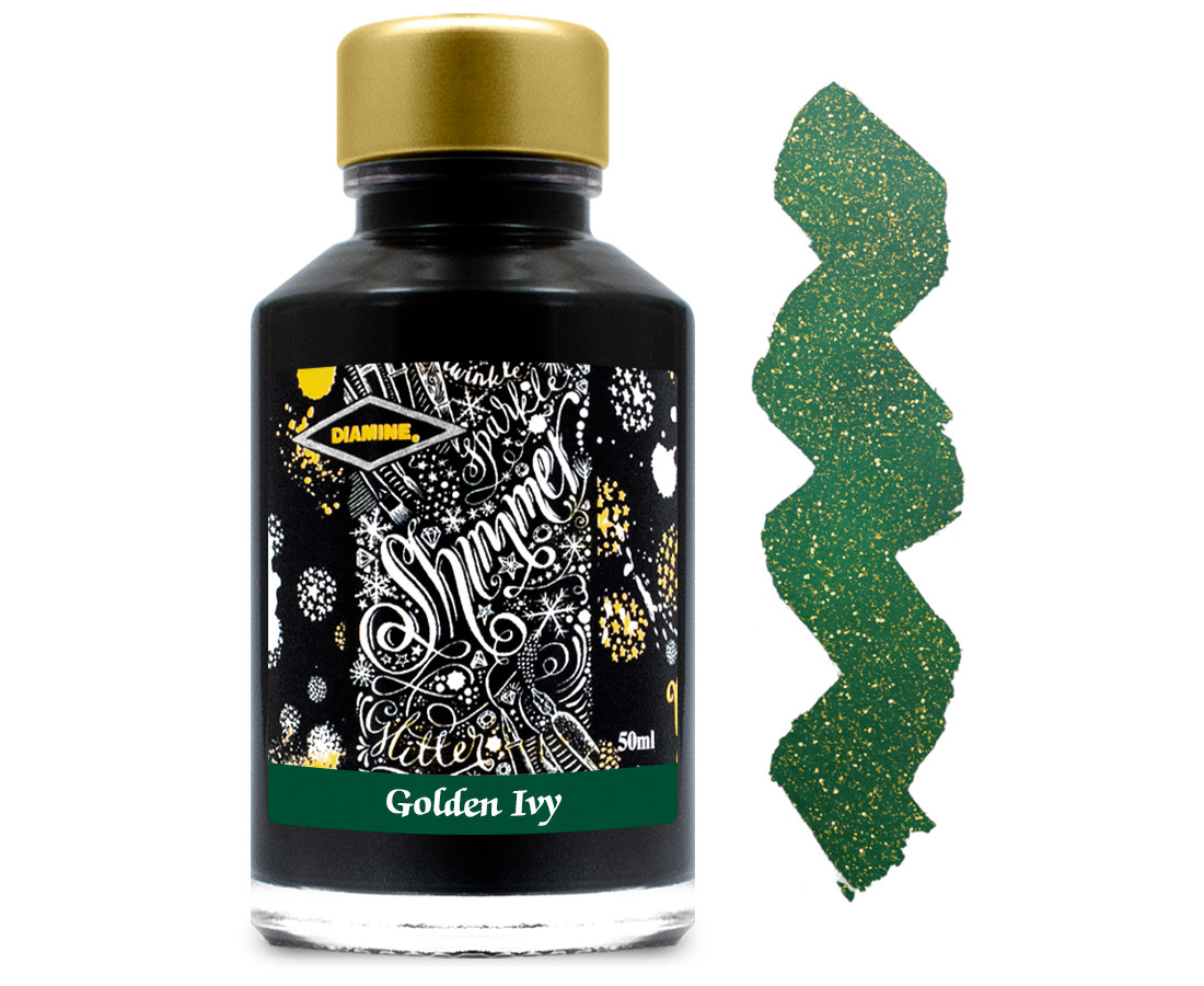 Diamine Ink Bottle 50ml - Golden Ivy