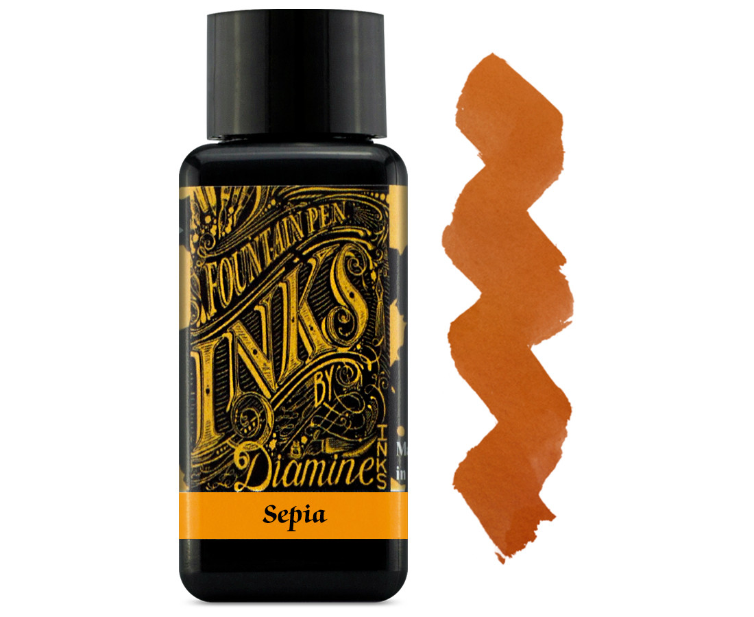 Diamine Ink Bottle 30ml - Sepia