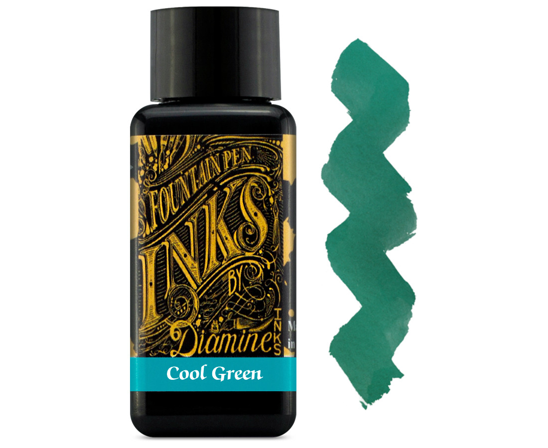 Diamine Ink Bottle 30ml - Cool Green