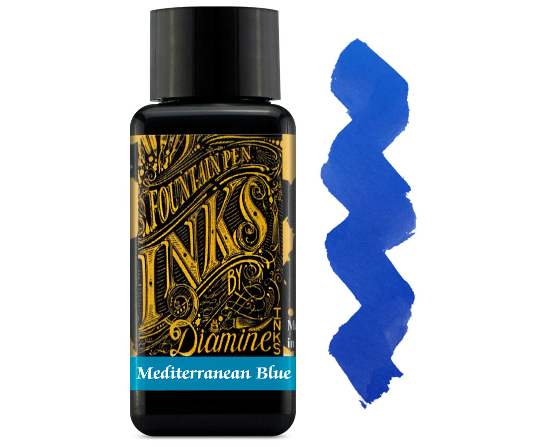 Diamine Ink Bottle 30ml - Mediterranean Blue