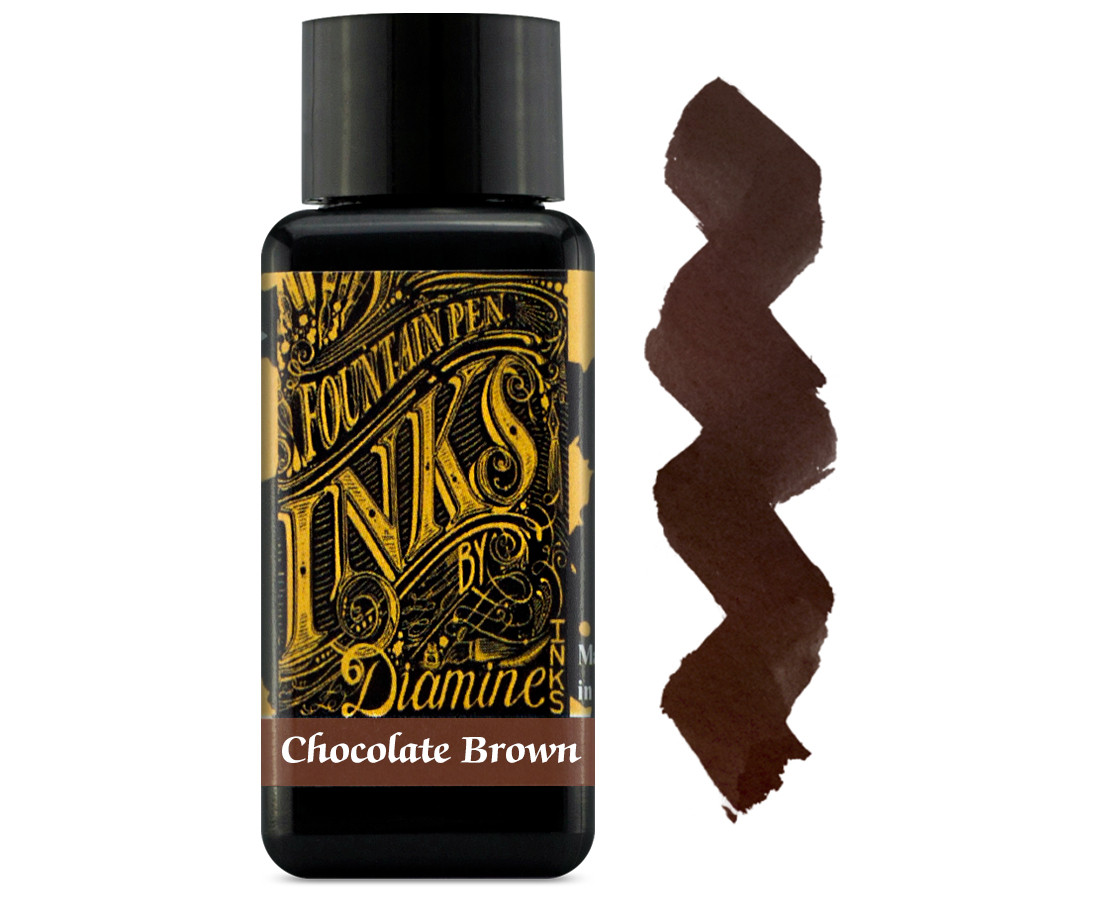 Diamine Ink Bottle 30ml - Chocolate Brown