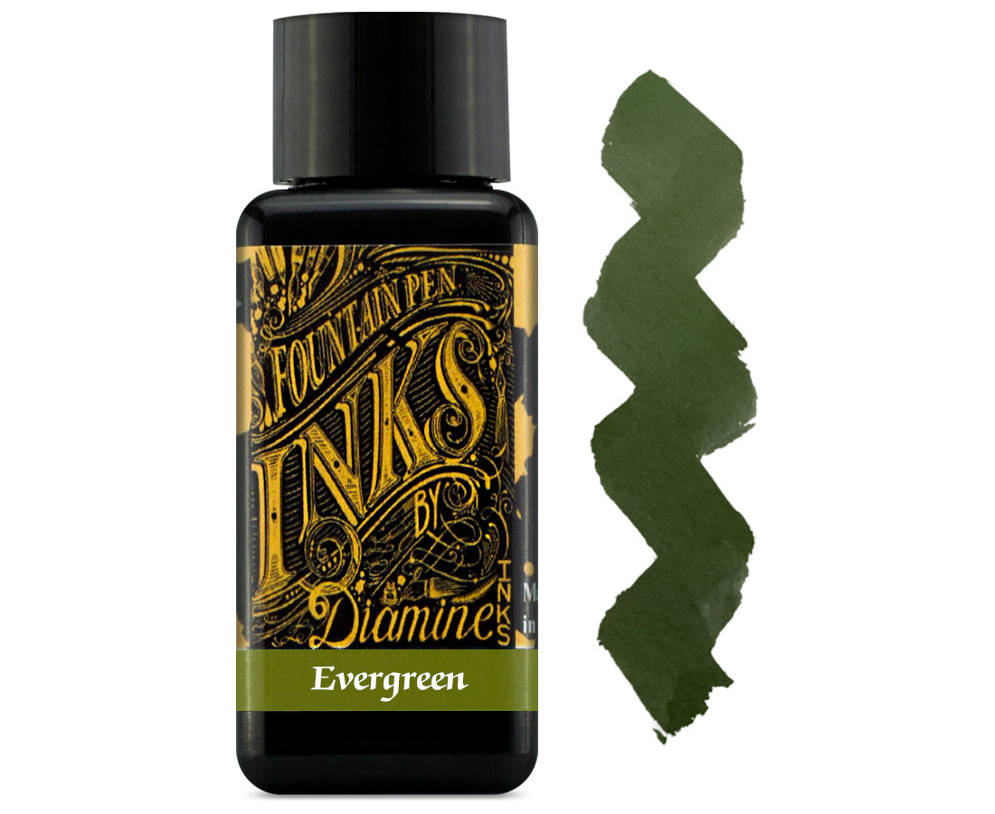 Diamine Ink Bottle 30ml - Evergreen