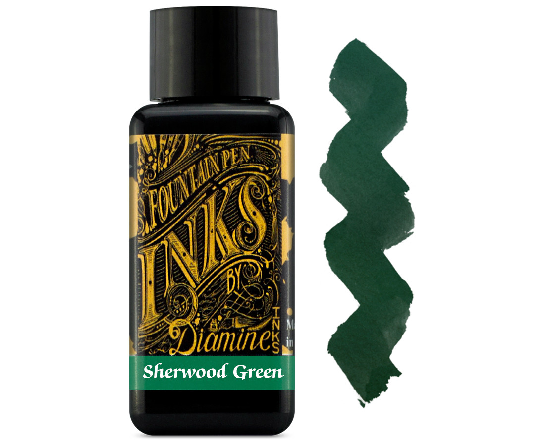 Diamine Ink Bottle 30ml - Sherwood Green