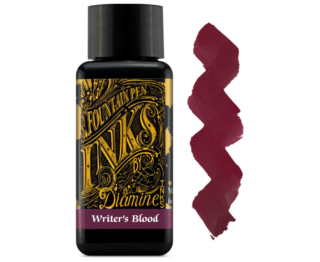 Diamine Ink Bottle 30ml - Writers Blood