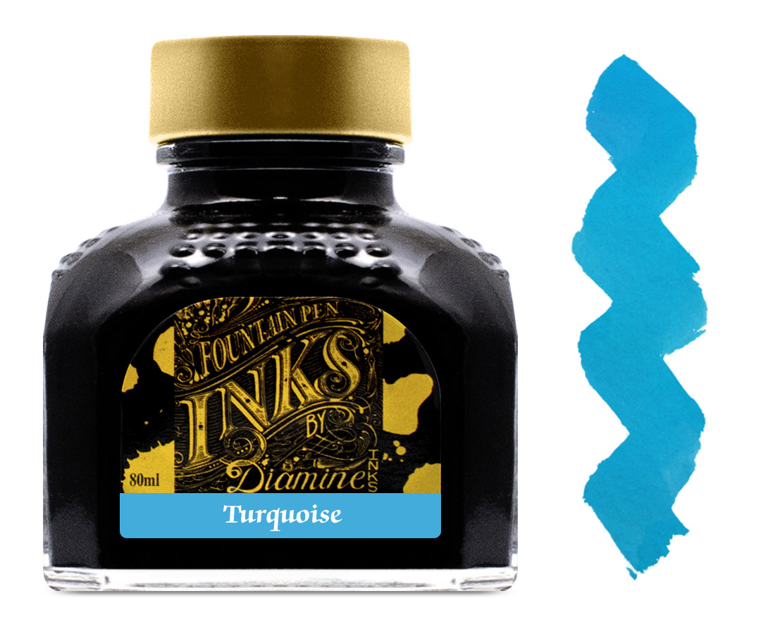 Diamine Ink Bottle 80ml - Turquoise