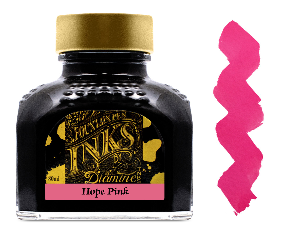 Diamine Ink Bottle 80ml - Hope Pink