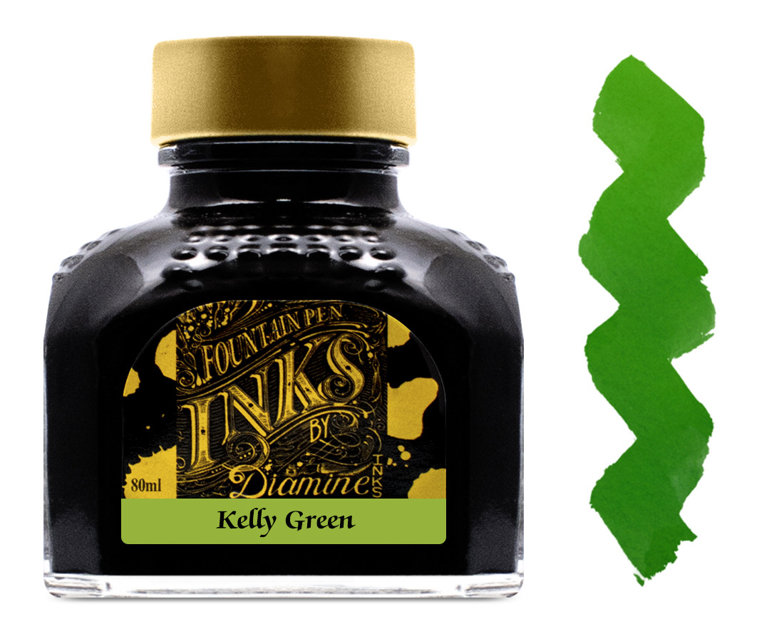 Diamine Ink Bottle 80ml - Kelly Green