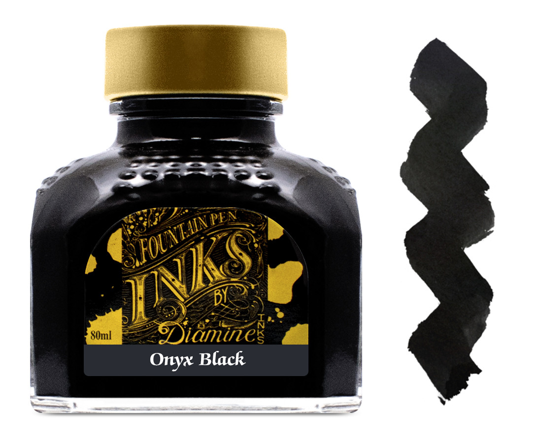 Diamine Ink Bottle 80ml - Onyx Black