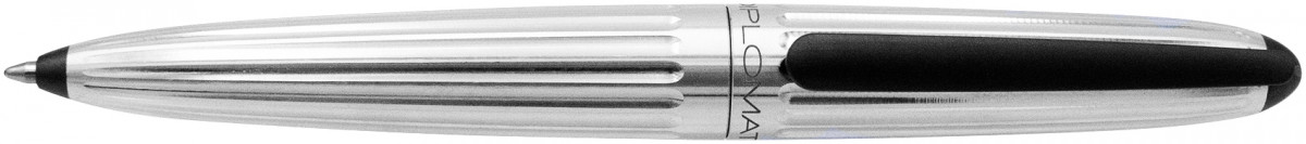 Diplomat Aero Ballpoint Pen - Factory Silver