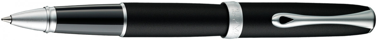 Diplomat Excellence A2 Rollerball Pen - Lapis Black Matte Chrome