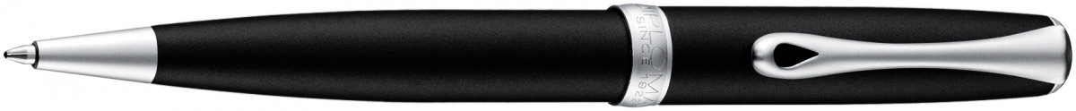 Diplomat Excellence A2 Ballpoint Pen - Lapis Black Matte Chrome