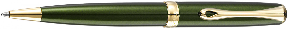 Diplomat Excellence A2 Ballpoint Pen - Evergreen Gold Trim