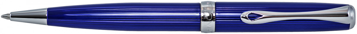 Diplomat Excellence A2 Ballpoint Pen - Skyline Blue Chrome Trim