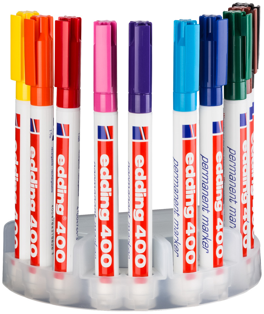 Intensief prijs Ga terug Edding 400 Permanent Markers - Assorted Colours (Marker System of 10) |  4-400-10 | The Online Pen Company