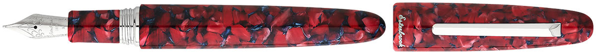 Esterbrook Estie Oversize Fountain Pen - Scarlet Palladium Trim