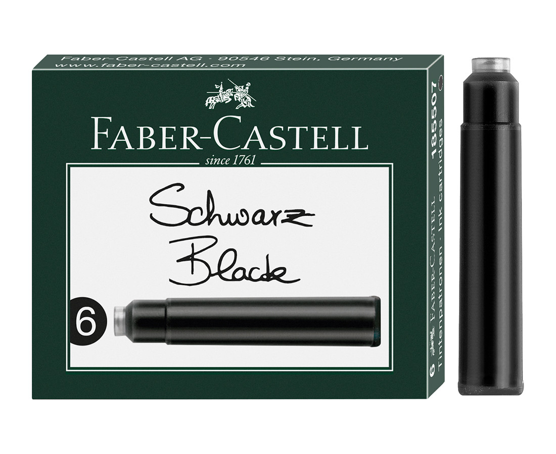 Faber-Castell Ink Cartridge - Pack of 6