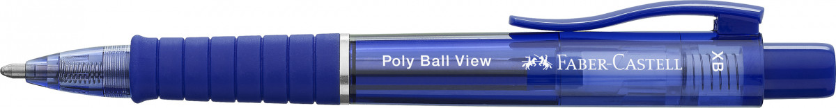 Penna Faber-Castell Poly Ball View Blu Punta Doppia XB