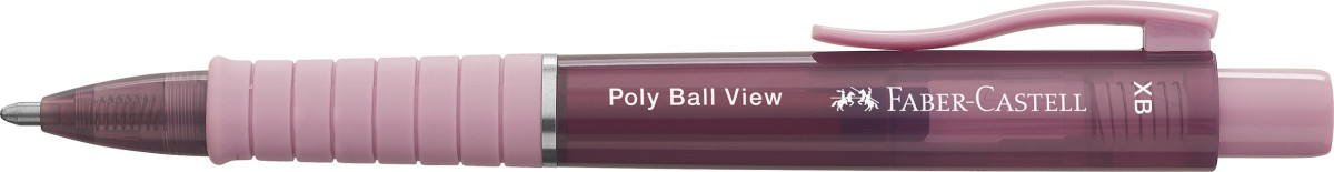 Penna Faber-Castell Poly Ball View Blu Punta Doppia XB