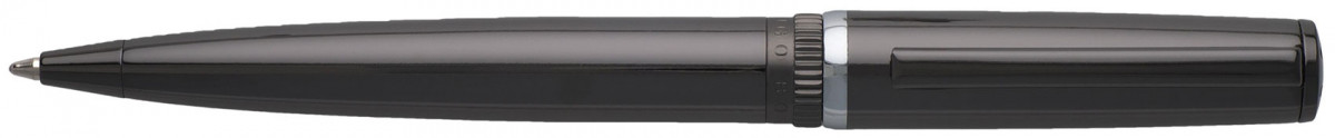 Hugo Boss Gear Ballpoint Pen - Metal Dark Chrome