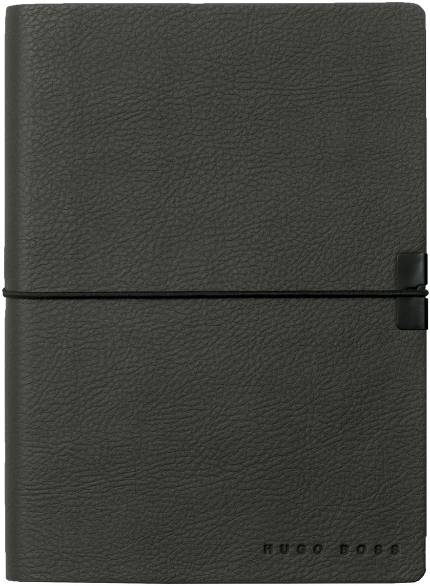 Hugo Boss Storyline A6 Notepad - Dark Grey