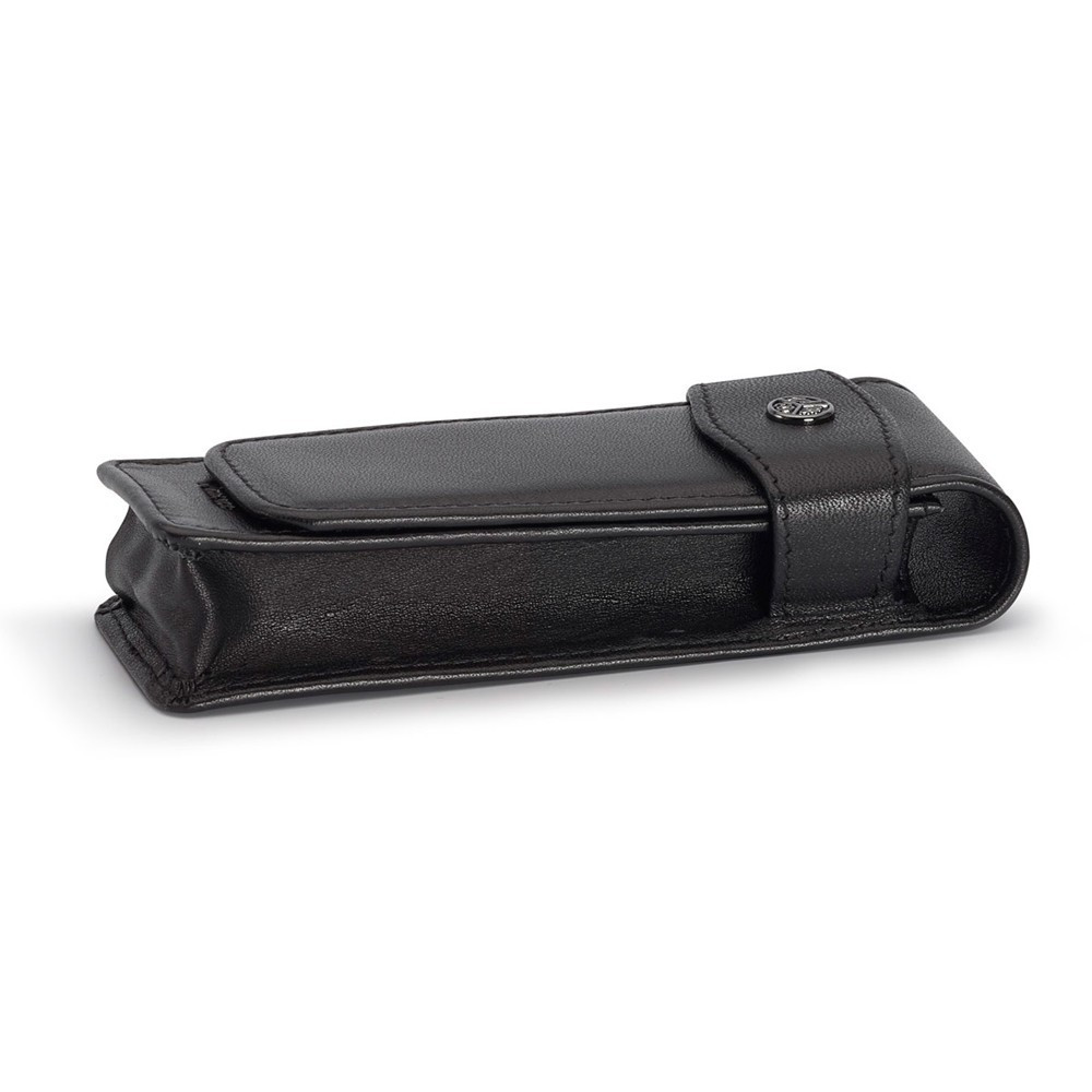 Kaweco Black Double Leather Pen Pouch - For Sport Series