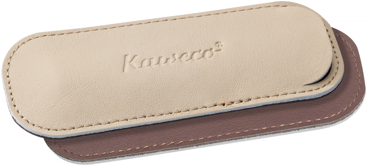 Kaweco Eco Leather Pouch for Sport Pens - Creamy Espresso - Double