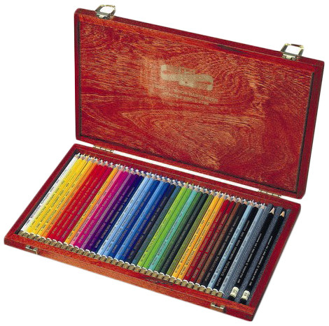 Koh-I-Noor 3895 Coloured Pencils - Assorted Colours (Wooden Case of 36)