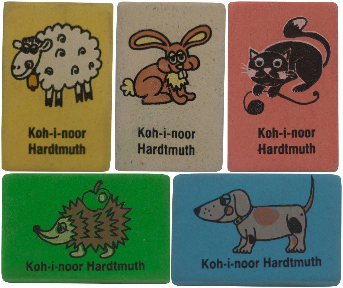 Koh-I-Noor 6875 Office Eraser - Random Animal Print