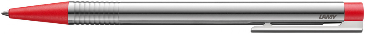 Lamy Logo Ballpoint Pen - Matte Red Chrome Trim
